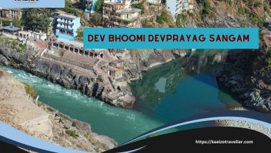 Beautiful Sangam at Devprayag Uttarakhand