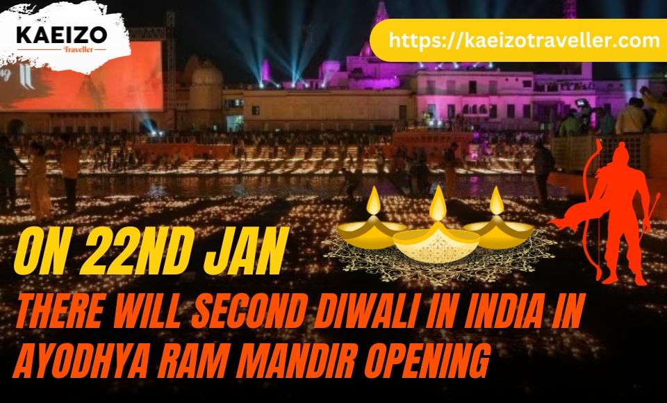 On 22nd Jan there will second Diwali in India in Auydhya Ram Mandir Opening