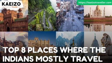 Top 8 places where the Indians mostly travel.